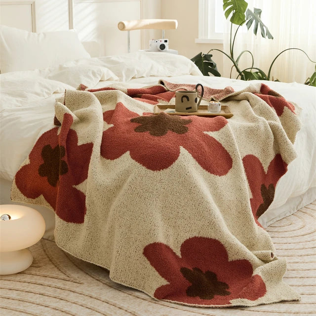Zabella | Deken (Bloemen) | Luxe