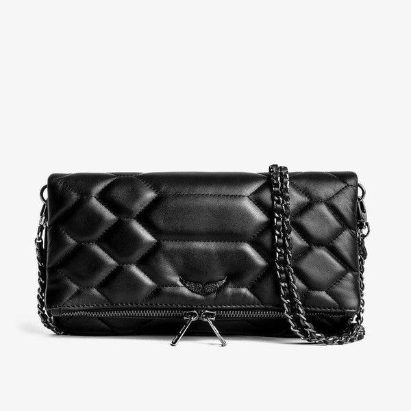 Dames Clutch met Ketting en Praktische Binnenkant