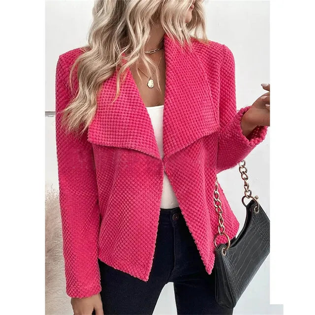 Wollen Damesjack Modieus Warm Isadora