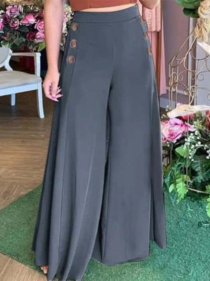 Stijlvolle Zomerse Zakelijke Broek van ZANZEA