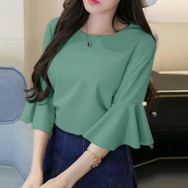 Zanzea Vrouwen Elegante Flare Blouse