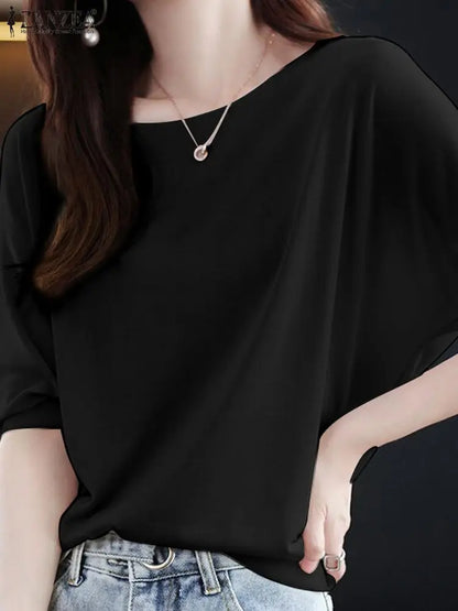 Zomerse Korte Mouw Blouse voor Dames