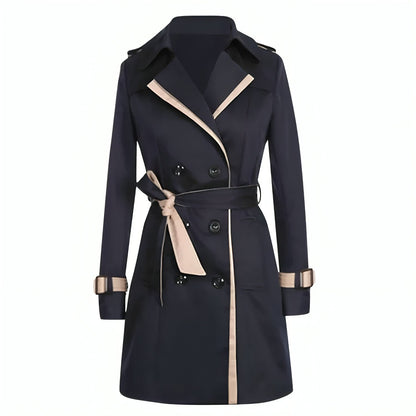 Lange Trenchcoat Dames Classic Waterdicht