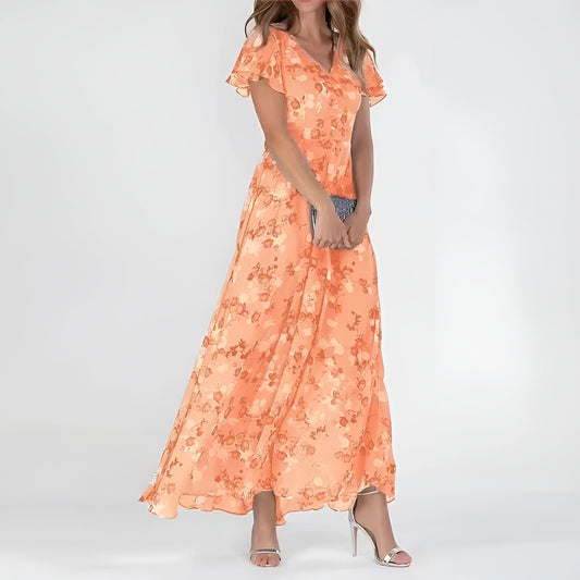 Zara | Elegante Lange Jurk Dames voor Feestelijke Kleding 0