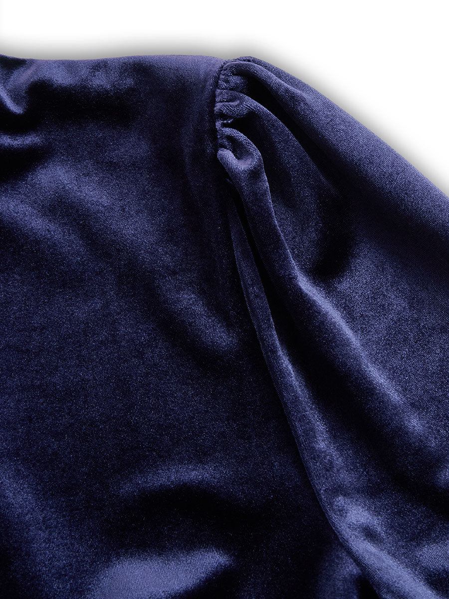 Zelora | Elegant Dames Midi Jurk met Lange Mouwen 6