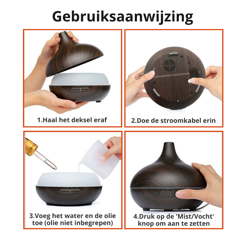 Aromadiffuser voor Thuis met Kalmerende Geuren