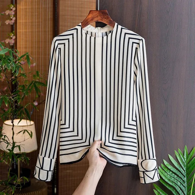 Stijlvolle Zijdeachtige Zomerblouse