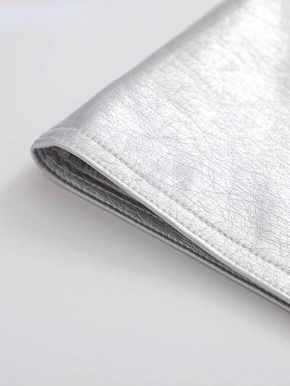 Zilveren Rok | Korte Glitter Rok voor Vrouw