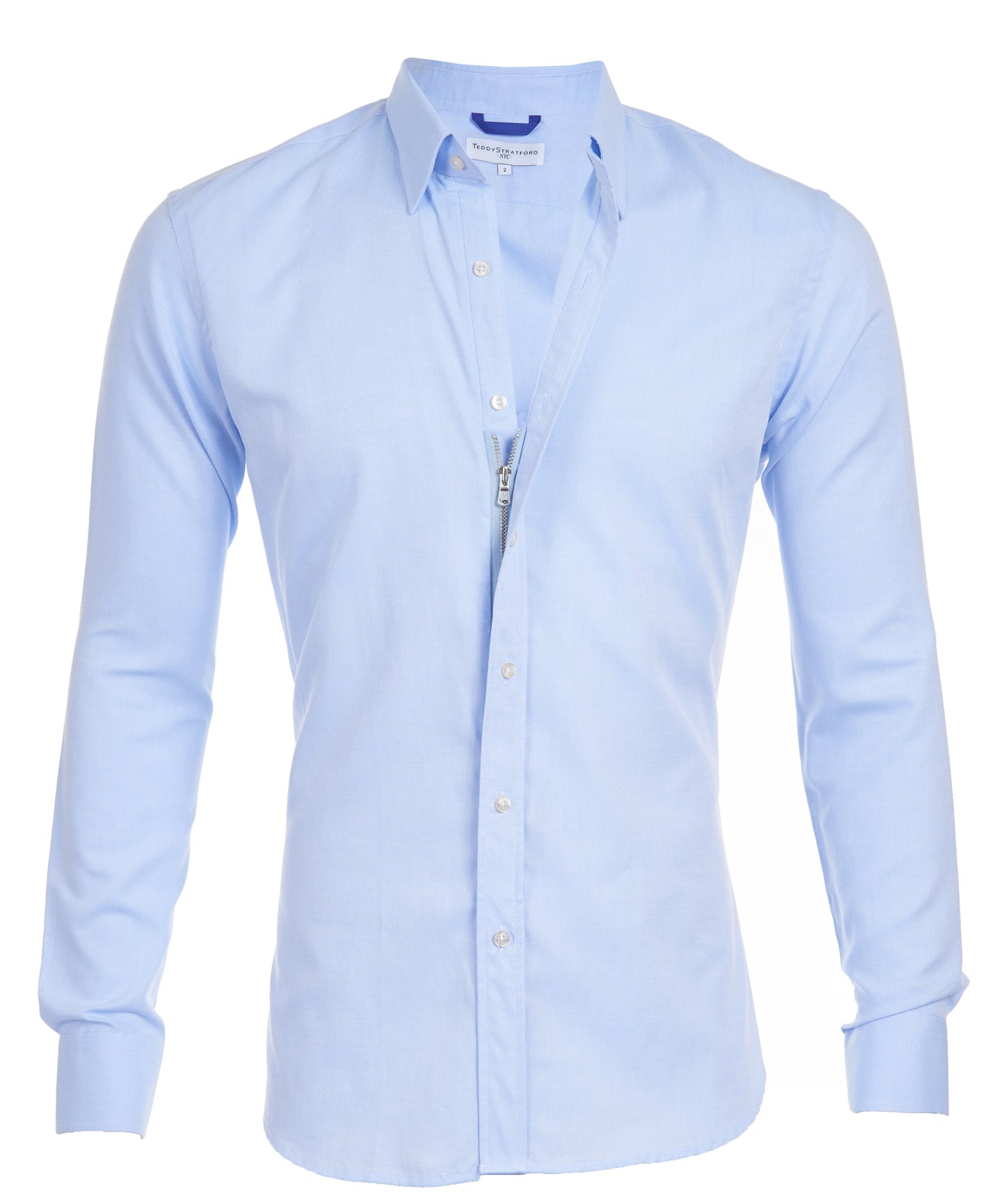 Variant image for Arjan Camicia da Uomo - Slim Fit con Zip Nascosta, Elegante e Sportiva-1