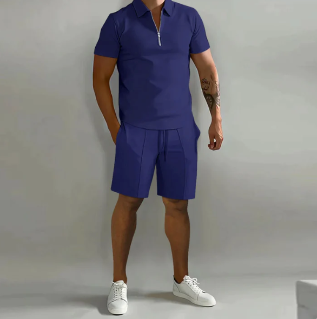 Heren Sportset Zomer Korte Broek en Shirt