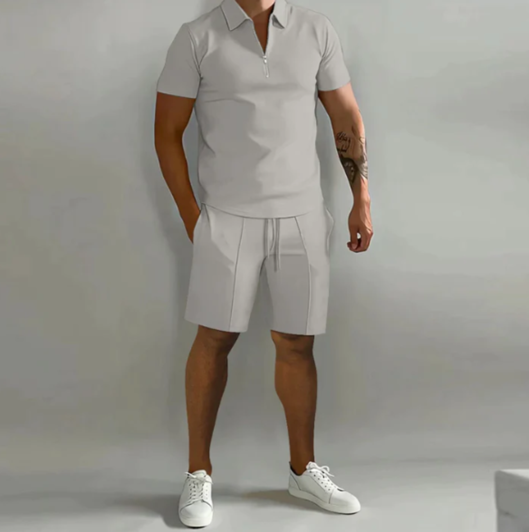 Heren Sportset Zomer Korte Broek en Shirt