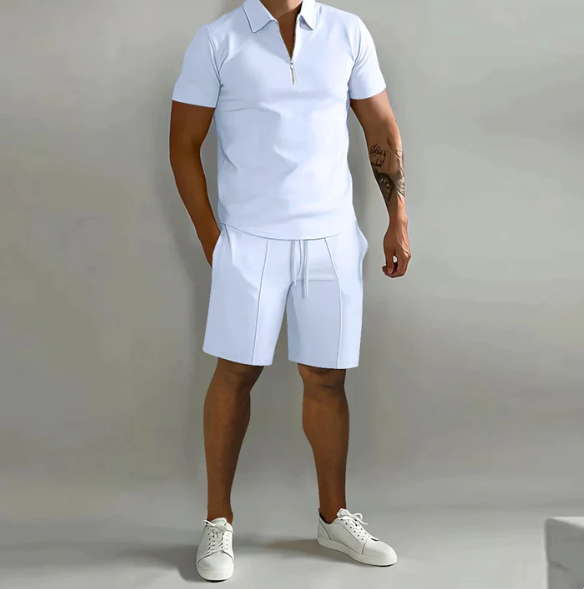 Heren Sportset Zomer Korte Broek en Shirt