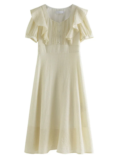 Zomerjurk Stijl Elegantie Voor Dames