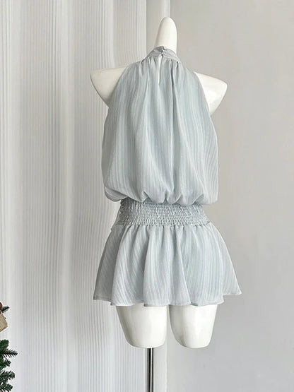 Zonnige Dageraad Franse Vintage Mini Jurk