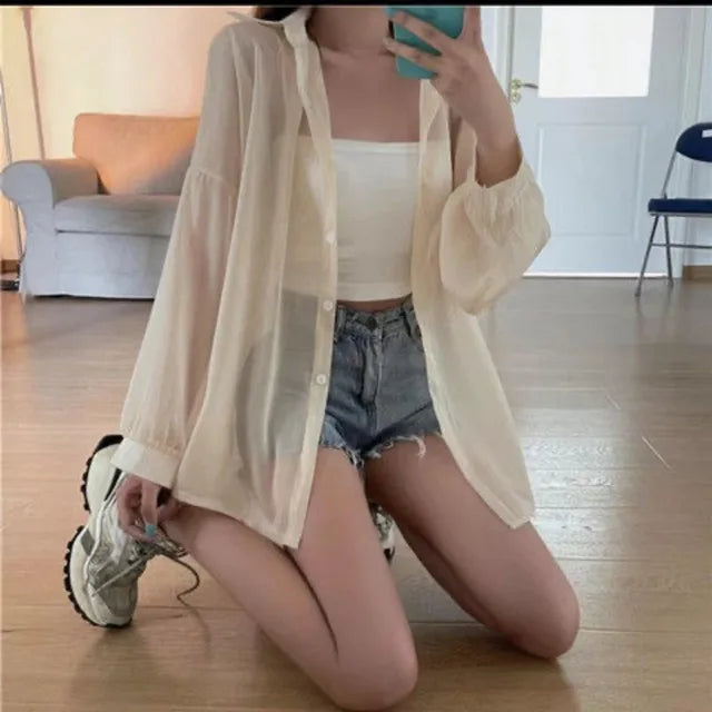 Zomer SunBreeze Chiffon Top