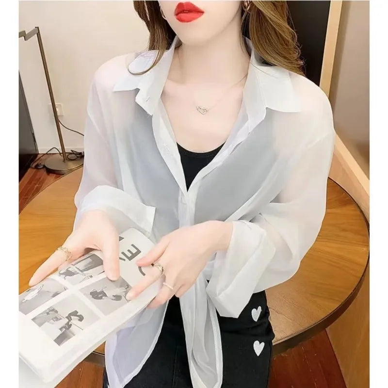 Zomer SunBreeze Chiffon Top