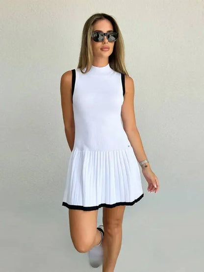 Aurora Summer Patchwork Mini Jurk