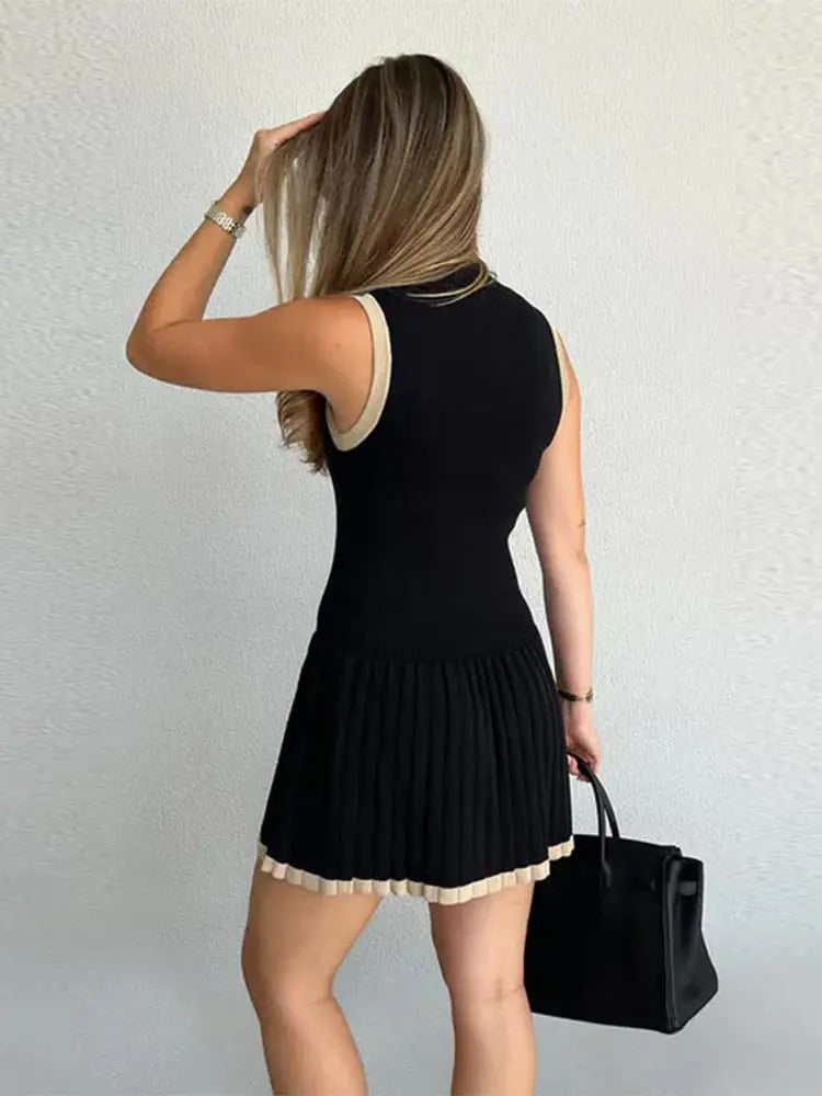 Aurora Summer Patchwork Mini Jurk