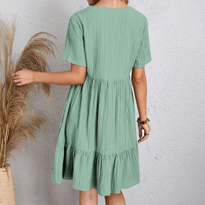 Stijlvolle Zomer Dames Mini Jurk