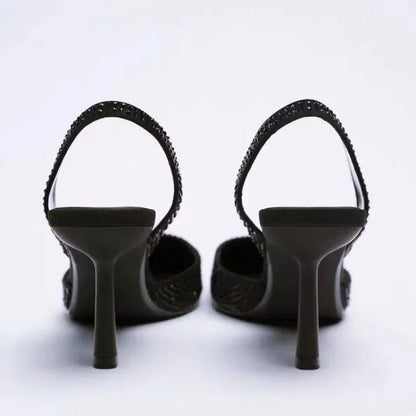 Elegante Zomersandalen met Hoge Hak en Bandjes