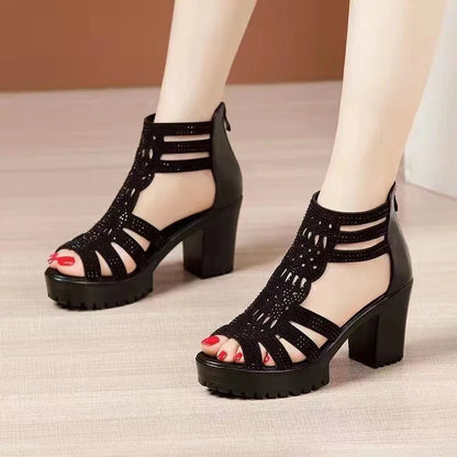 Exotische Slang Gladiator Sandalen