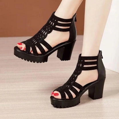 Exotische Slang Gladiator Sandalen