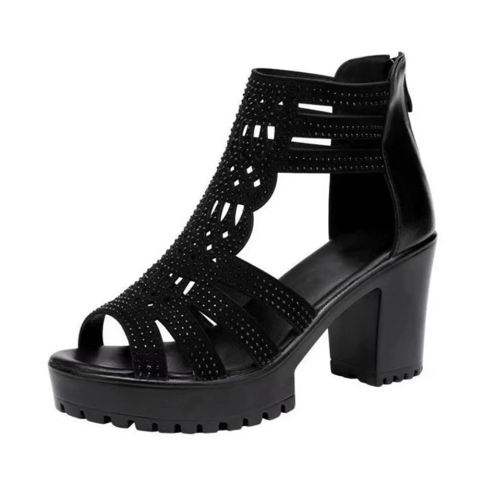 Exotische Slang Gladiator Sandalen