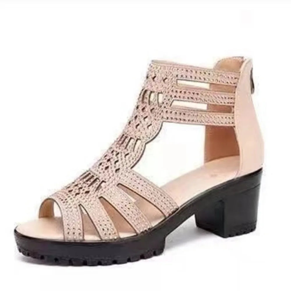 Exotische Slang Gladiator Sandalen