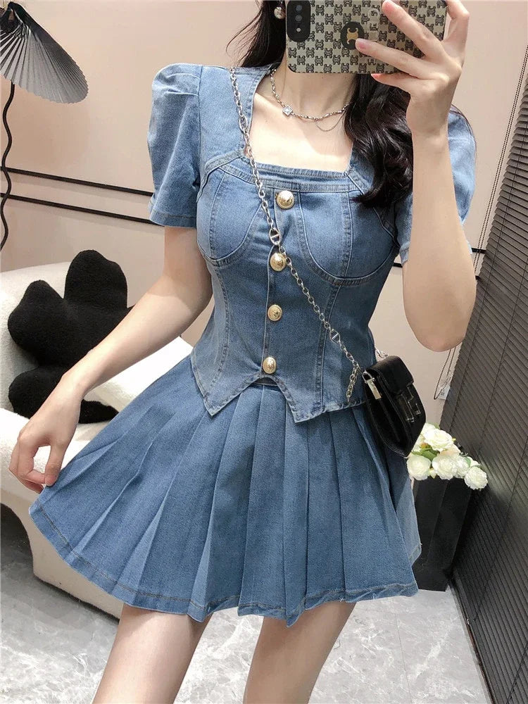 FlareFabulous Zomer Denim Set