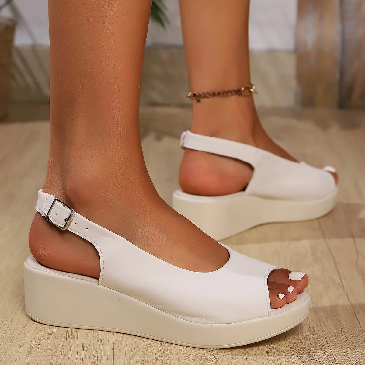 Zomersandalen voor Dames met Sleehak