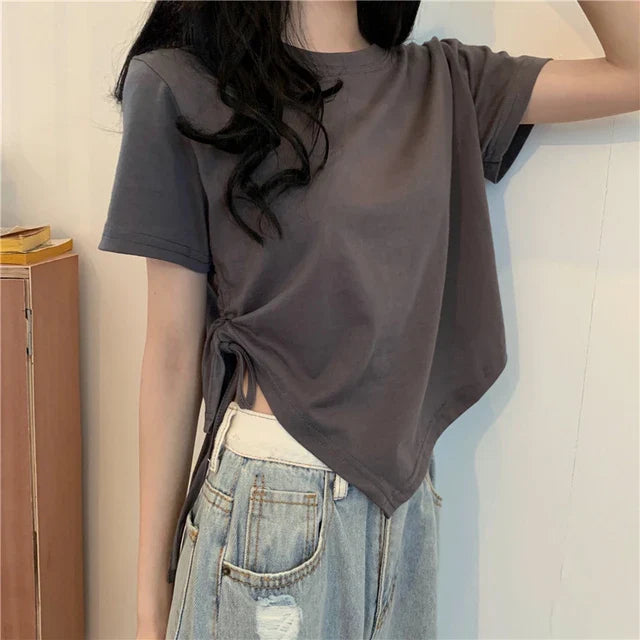 ChicFemme Zomer Sexy Bandage Crop Top Vrouwen