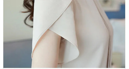 Zomerse Pracht Chiffon Dames Blouse