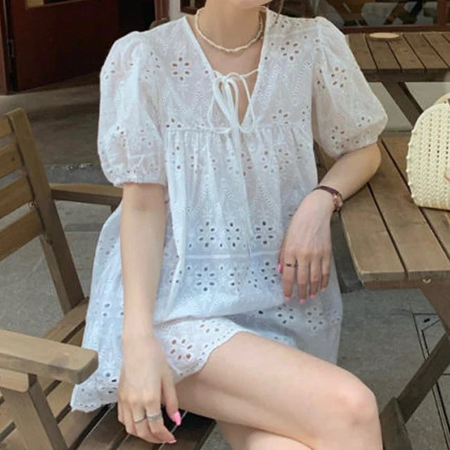 Zomerbries Franse Stijl Kanten Blouse