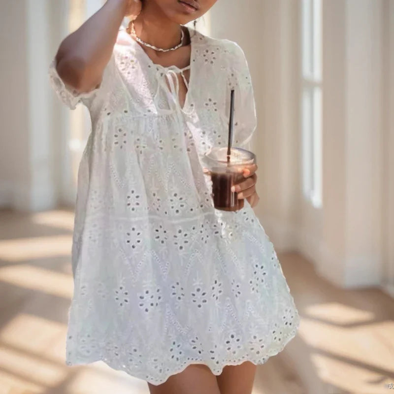 Zomerbries Franse Stijl Kanten Blouse