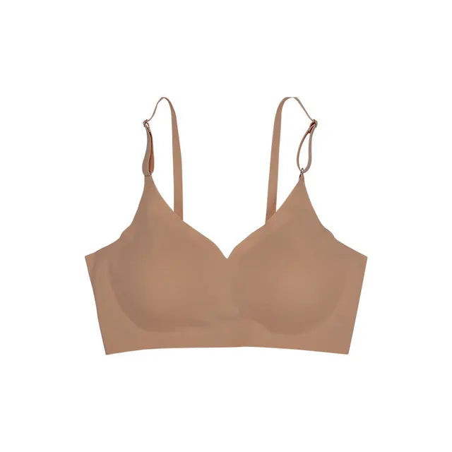 Lumi Zomer Laser Cut Naadloze Draadloze Push-Up Beha