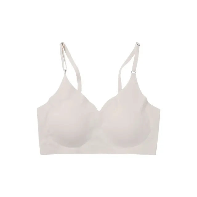 Lumi Zomer Laser Cut Naadloze Draadloze Push-Up Beha