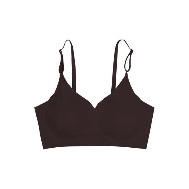 Lumi Zomer Laser Cut Naadloze Draadloze Push-Up Beha