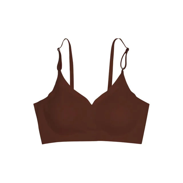 Lumi Zomer Laser Cut Naadloze Draadloze Push-Up Beha