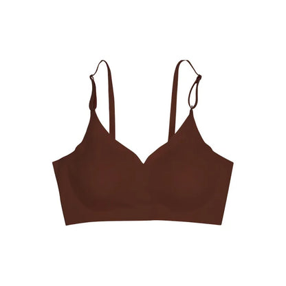 Lumi Zomer Laser Cut Naadloze Draadloze Push-Up Beha