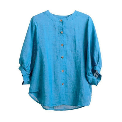 Zomerse BohoChicMode Lantaarnmouw Top