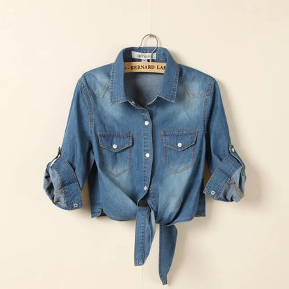 Zomers Casual Denim Jasje van TrendLuxe