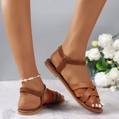 Trendy Romeinse Sandalen voor Vrouwen