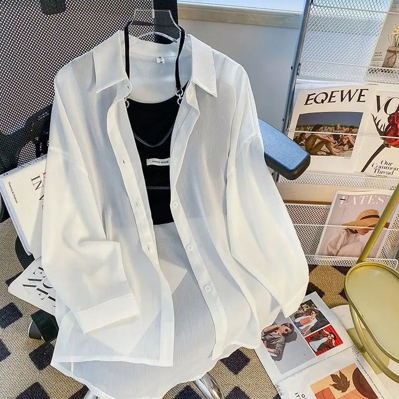 Simplicity Casual Zomerse Chiffon Cardigan
