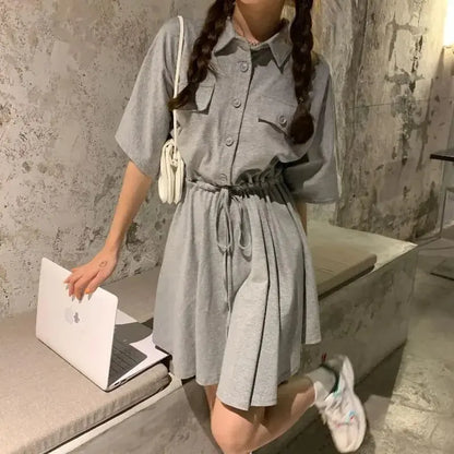 Luna Polo Jurk met Taille-sluiting