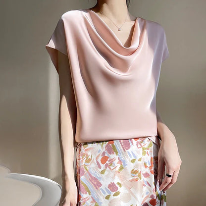 Glanzende Satijnen Zijde  Elegance Couture