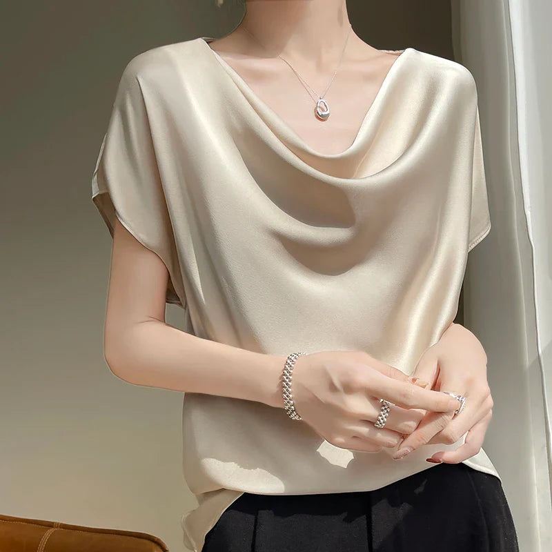 Glanzende Satijnen Zijde  Elegance Couture