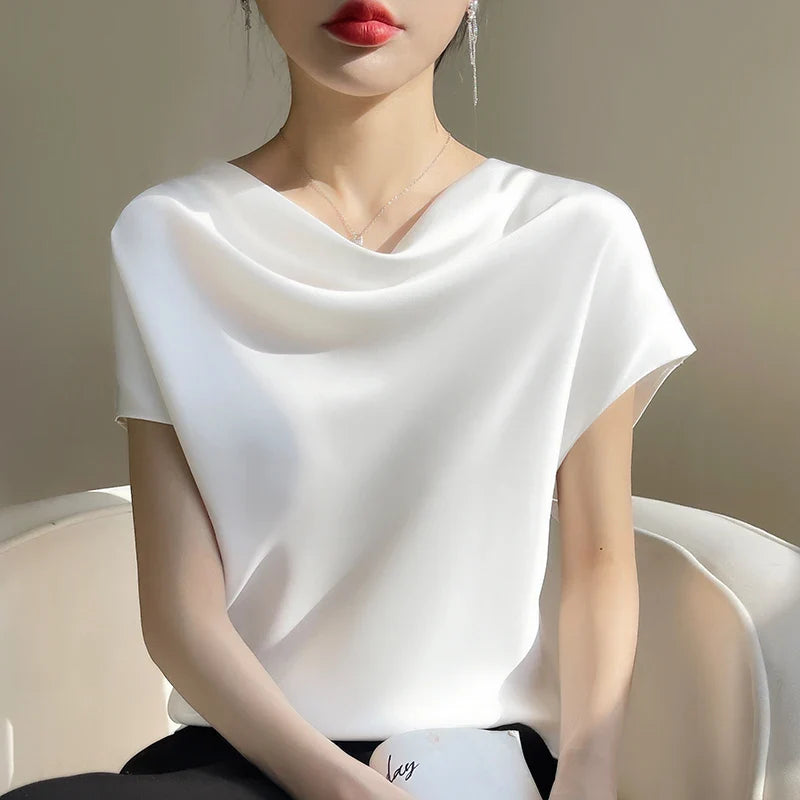 Glanzende Satijnen Zijde  Elegance Couture