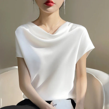 Glanzende Satijnen Zijde  Elegance Couture