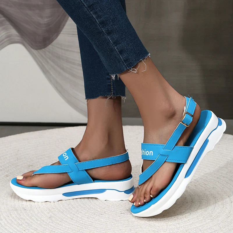 Bella Elegante Zomerse Sleehak Sandalen