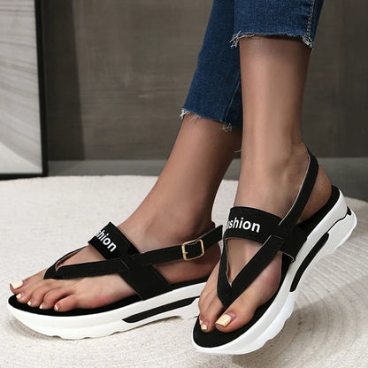 Bella Elegante Zomerse Sleehak Sandalen